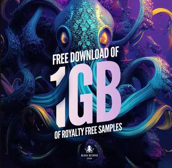1GB d'échantillons gratuits de Black Octopus