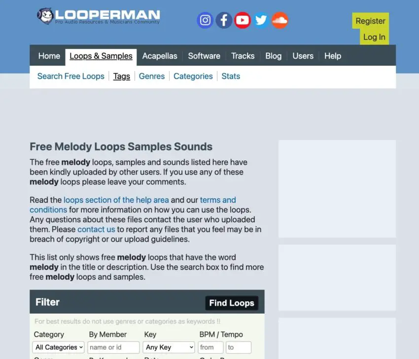 Looperman Free Melody Loops