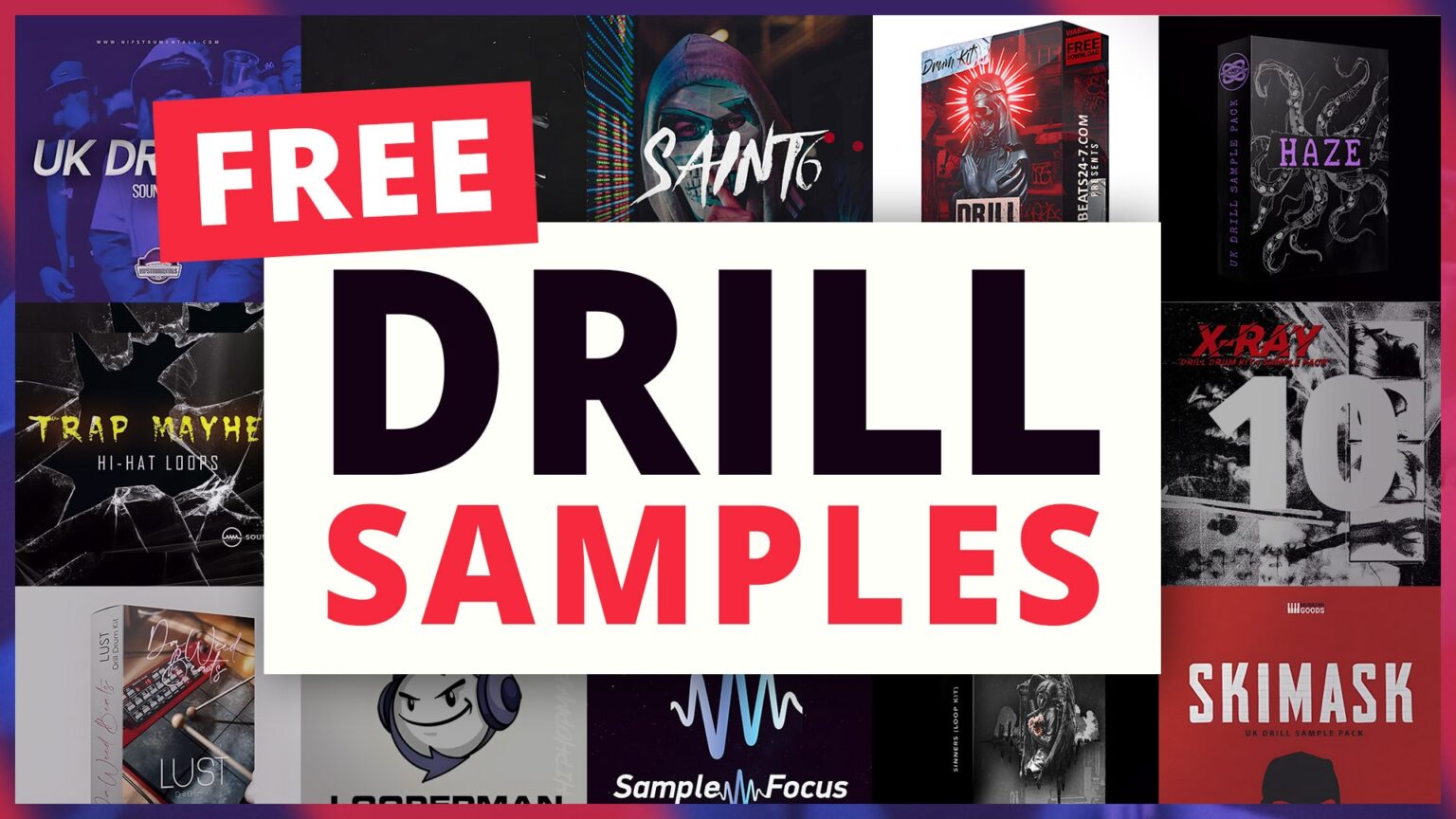 100 FREE Sample Packs For Music Producers