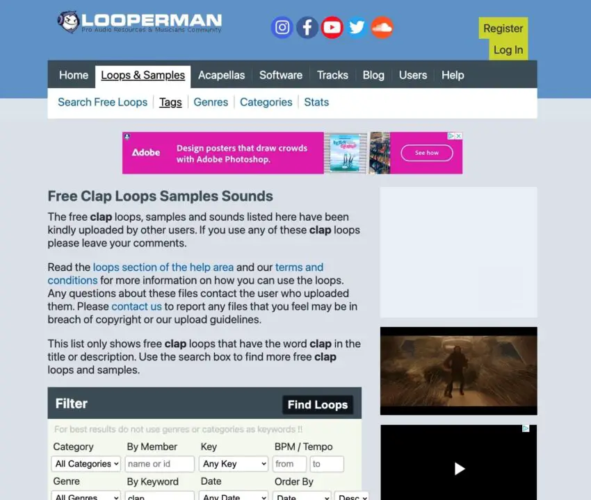 Looperman Clap Samples