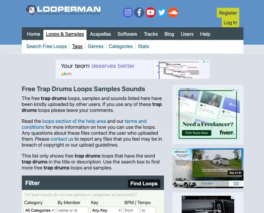 Looperman Free Drum Patterns
