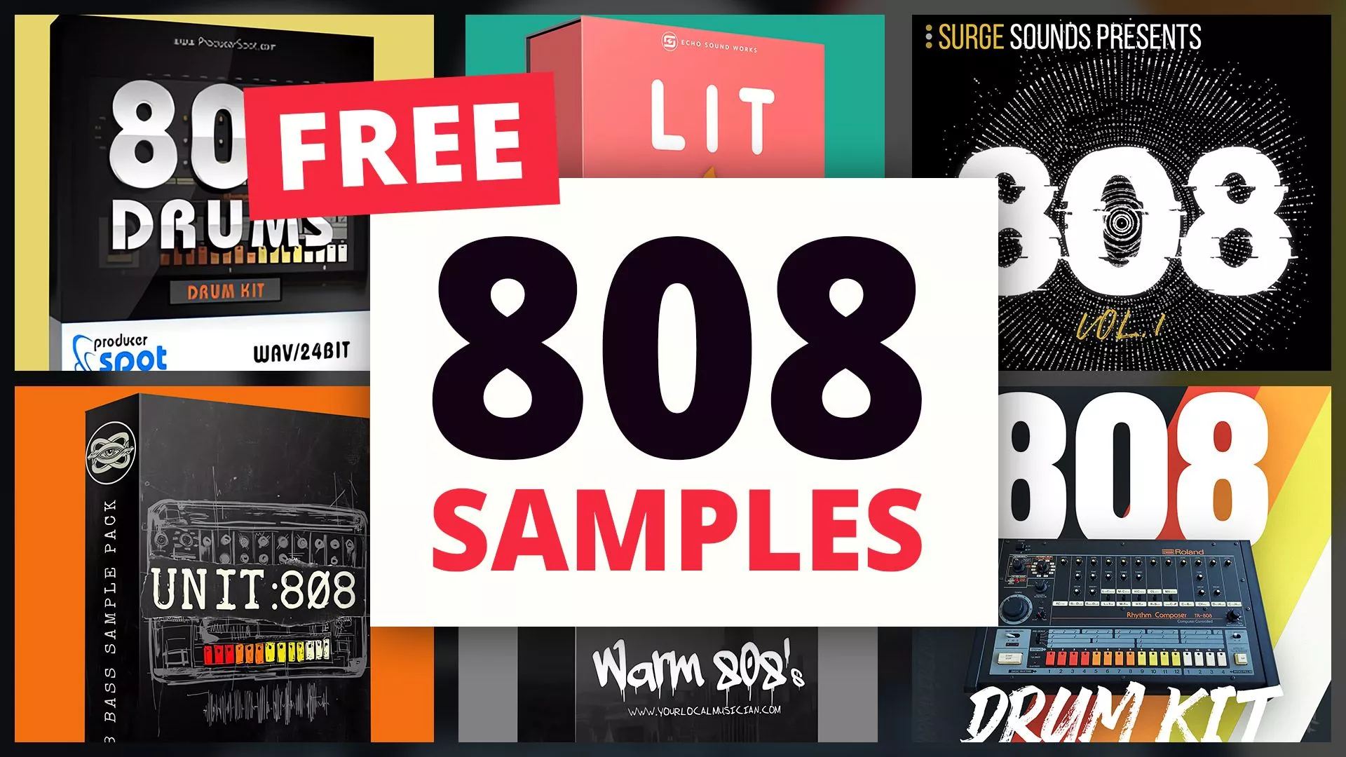 1 300 free 808 samples 808 sample packs