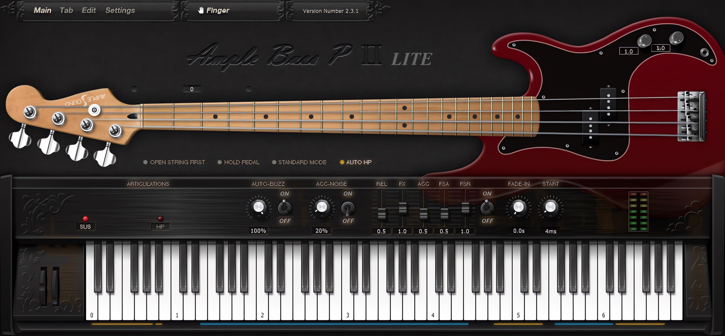 Ample Bass P Lite II VST Plugin By Ample Sound