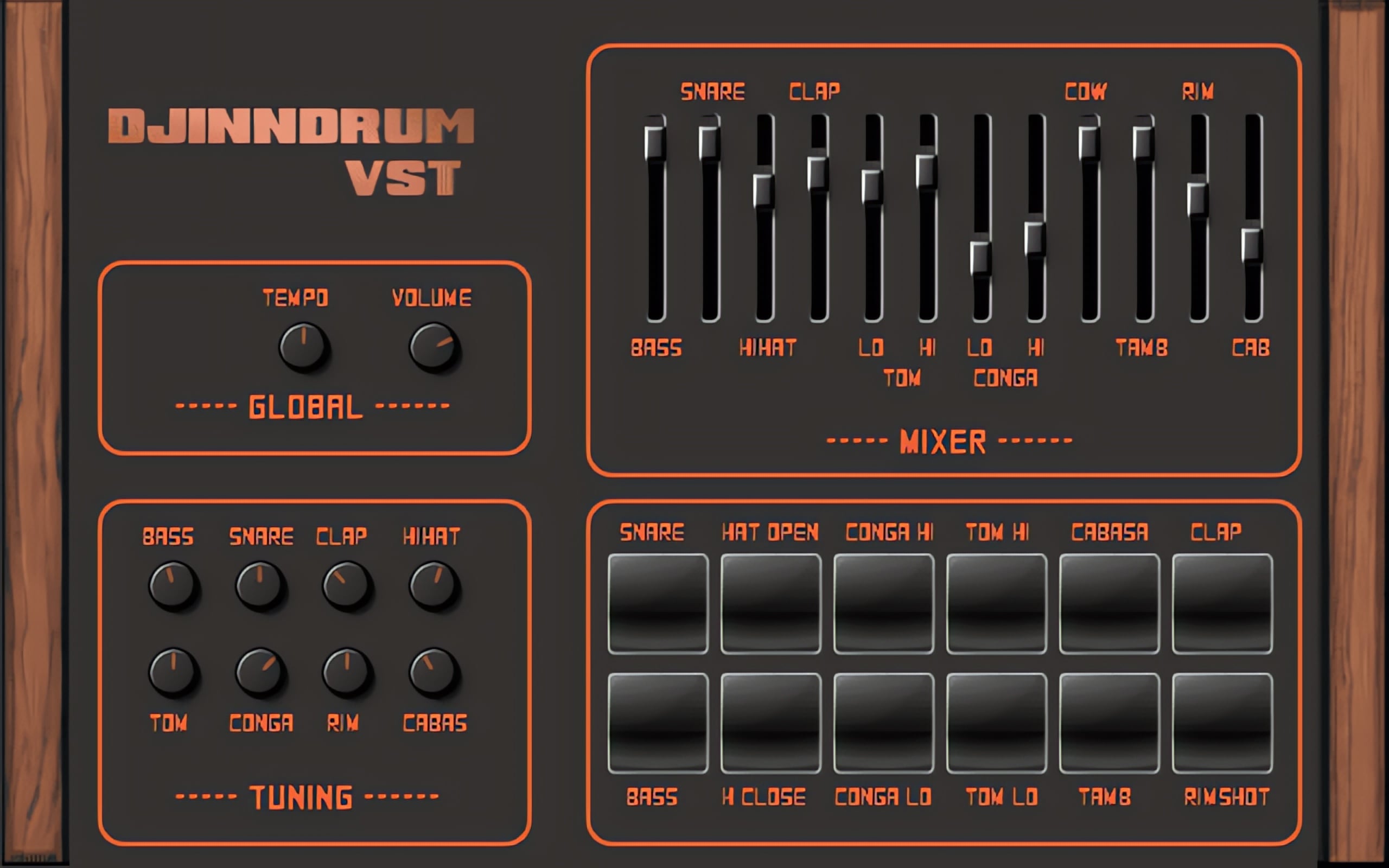 DJinnDrum VST Plugin By SimpleRecorder