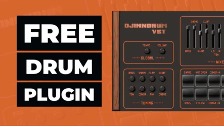 Free DJinnDrum VST Plugin By SimpleRecorder