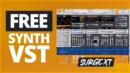 Free Surge XT VST Plugin By Claes Johanson