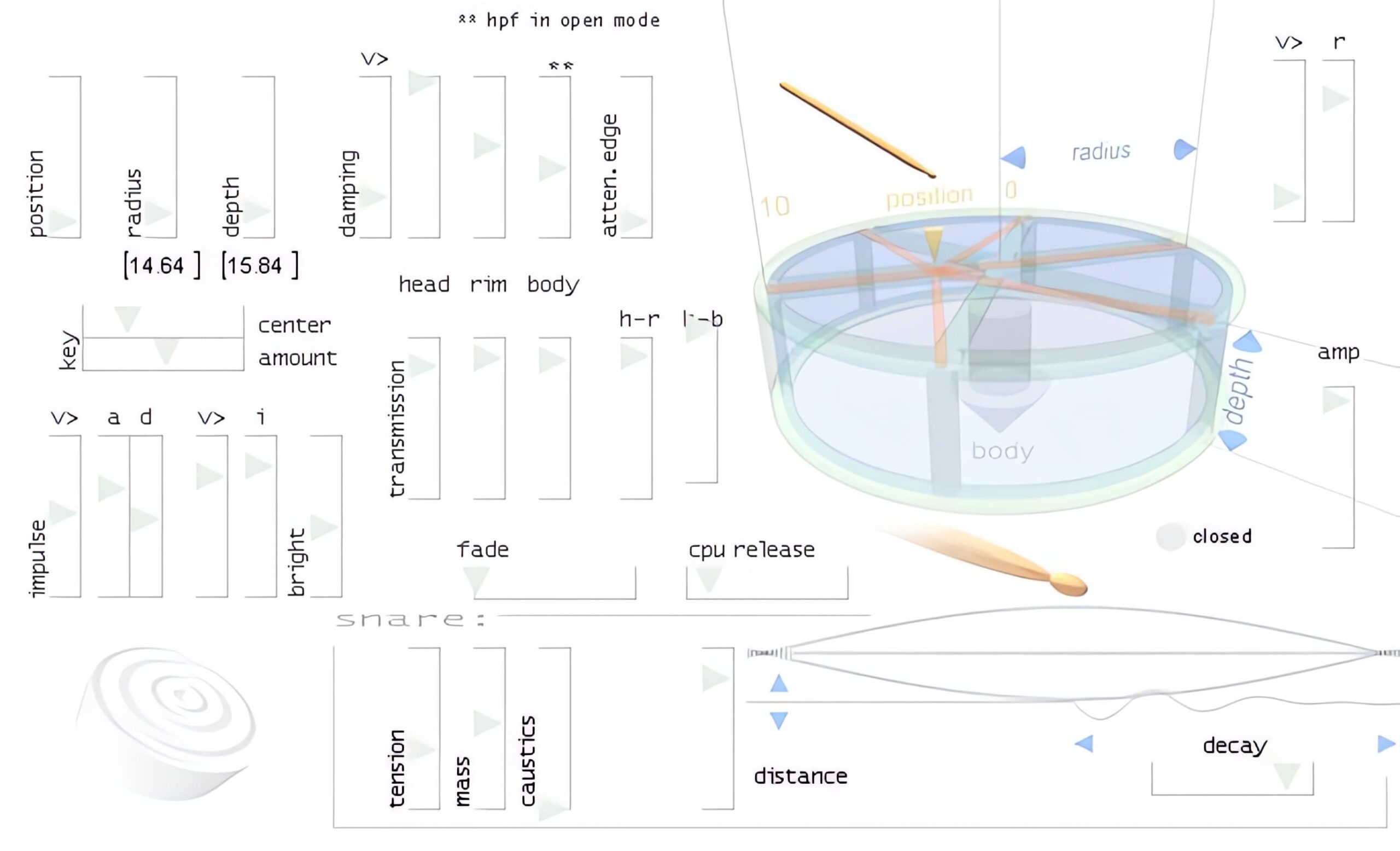 Snare VST Plugin By Xoxos