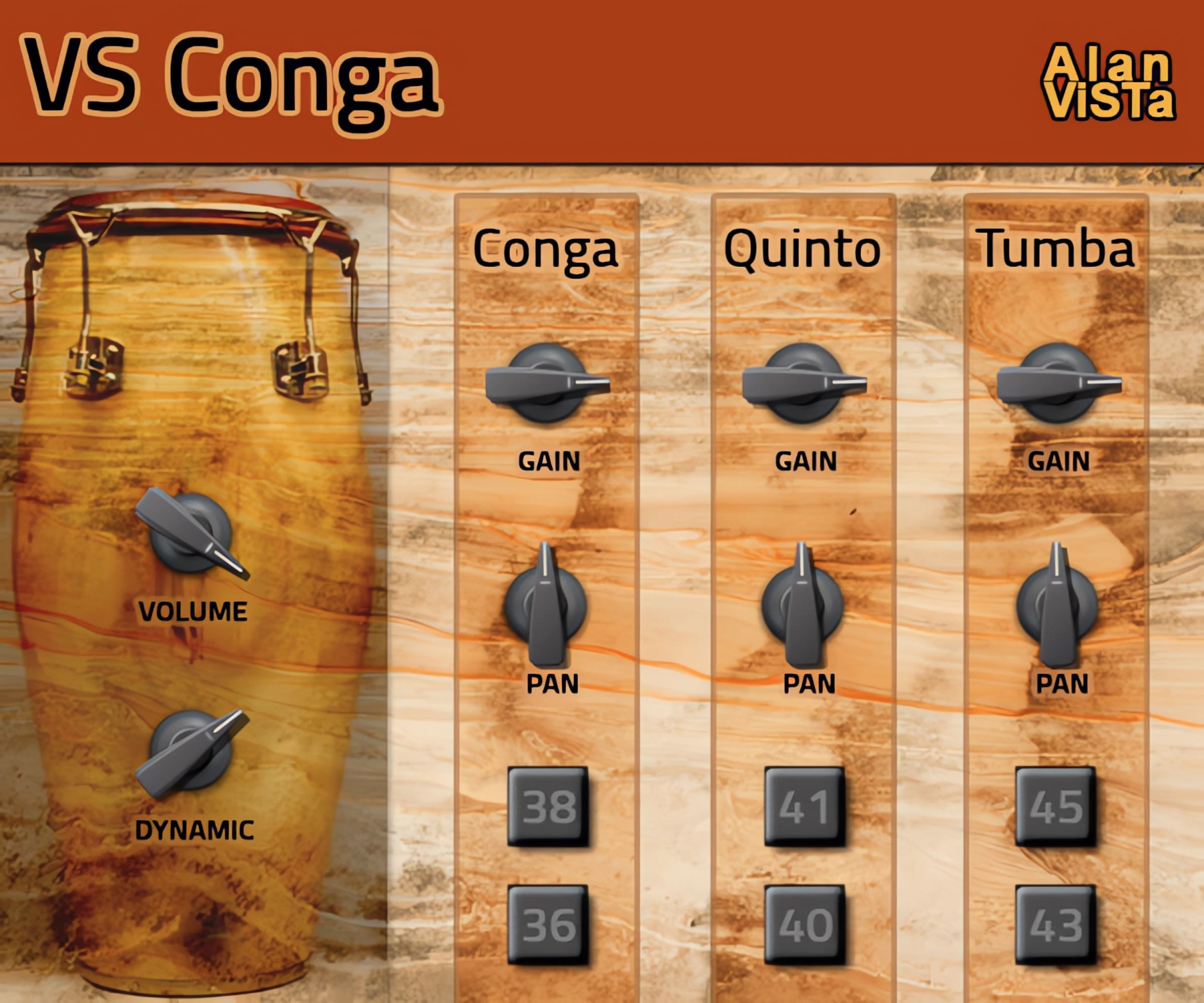 VS Conga VST Plugin By Alan Vista